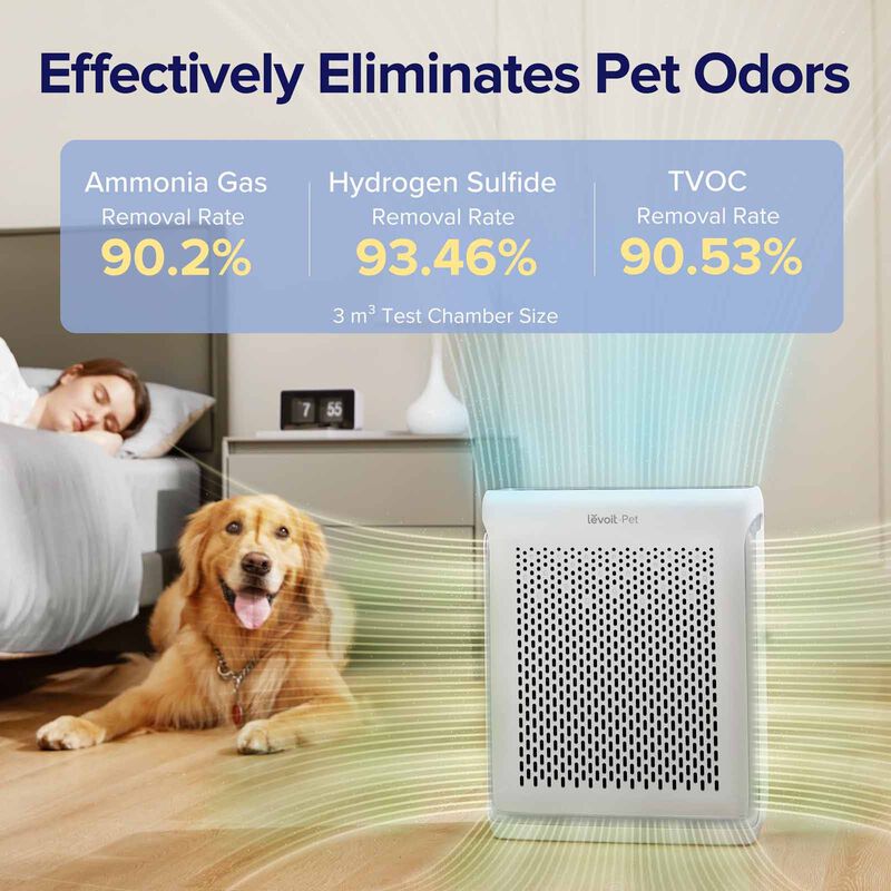 LEVOIT Vital 100s Pet Care H13 True Hepa Pet Fur Allergies Smart Air Purifier LV-VT100S-WH-image 17