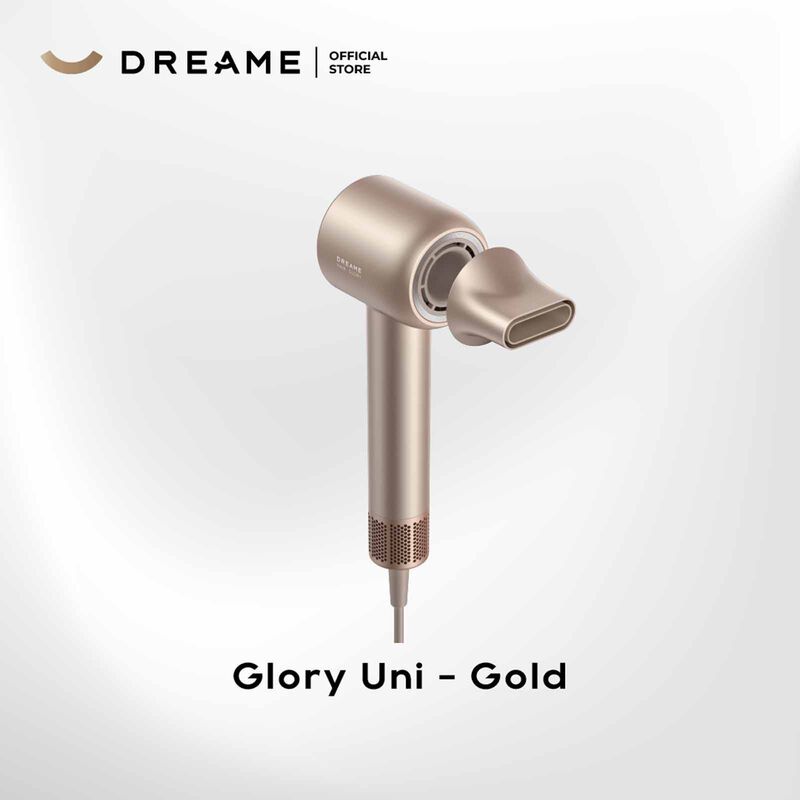 DREAME Glory Uni High-speed Hair Dryer (1400w) - Gold DM-GLRUNI-GD-image 1