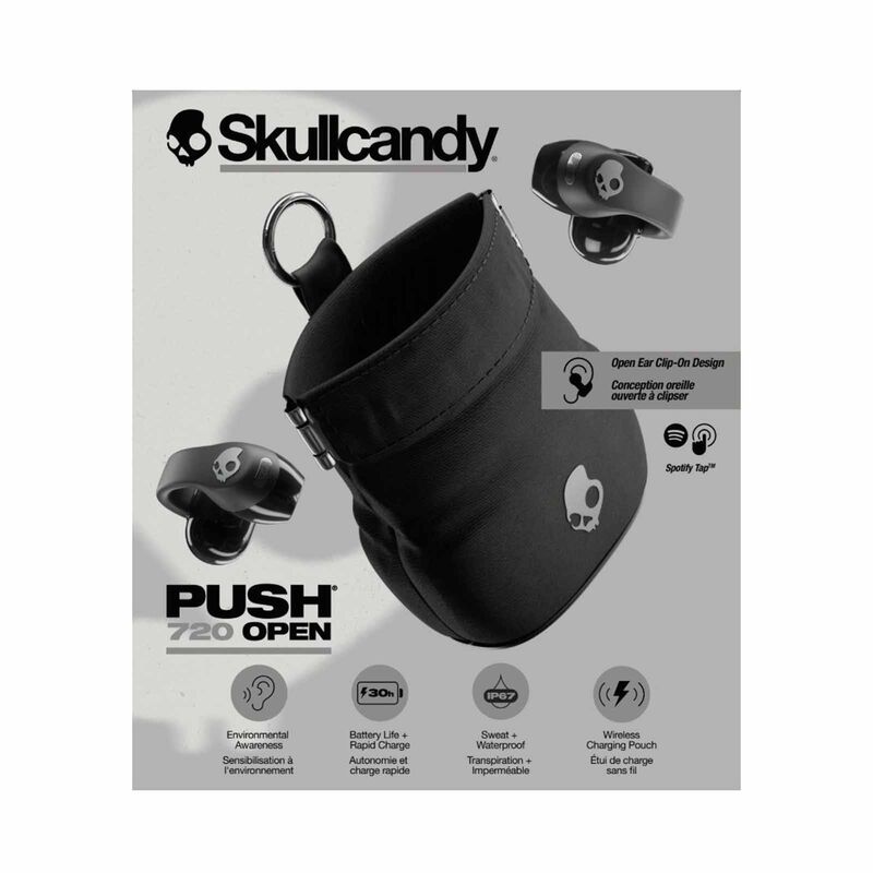 SKULLCANDY Push 720 Open Ear - Black/silver SK-S4EOW-T034-image 5