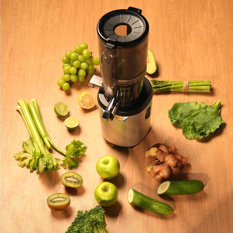 KUVINGS Slow Juicer - Matt White Silver AUTO 7 - MATT WHITE SILVER-image 9