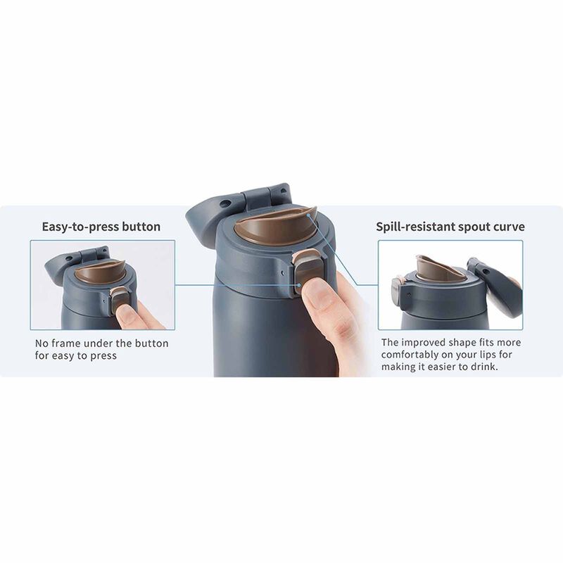 TIGER 0.88lt Vacuum Insulated Bottle - Sky Blue MTR-W088 (AC)-image 5