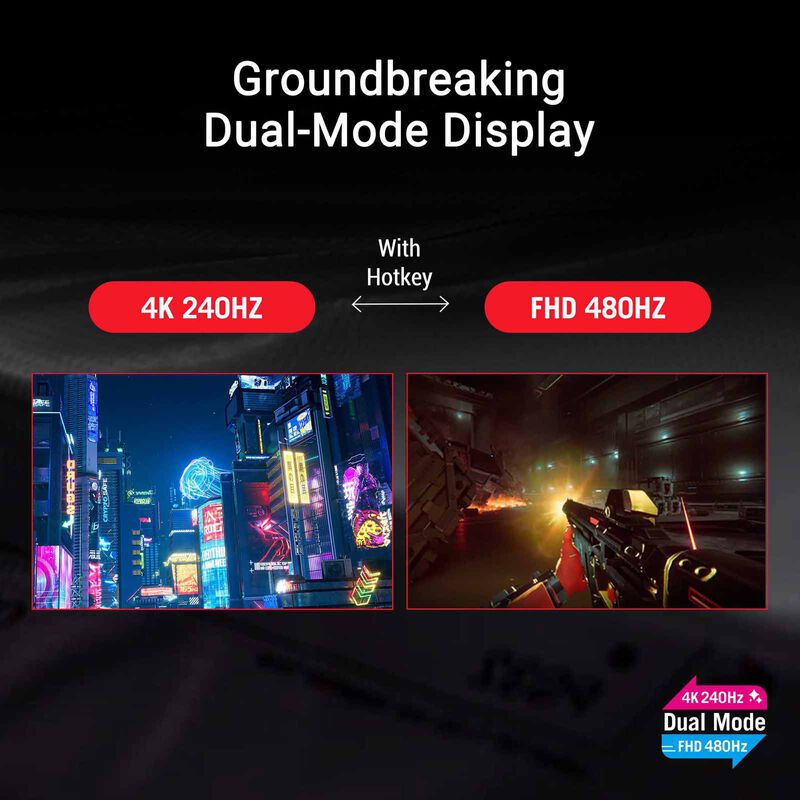 ASUS 26.5in Rog Swift Uhd 240 Hz Tandem Rgb Woled Monitor PG27UCWM-image 10