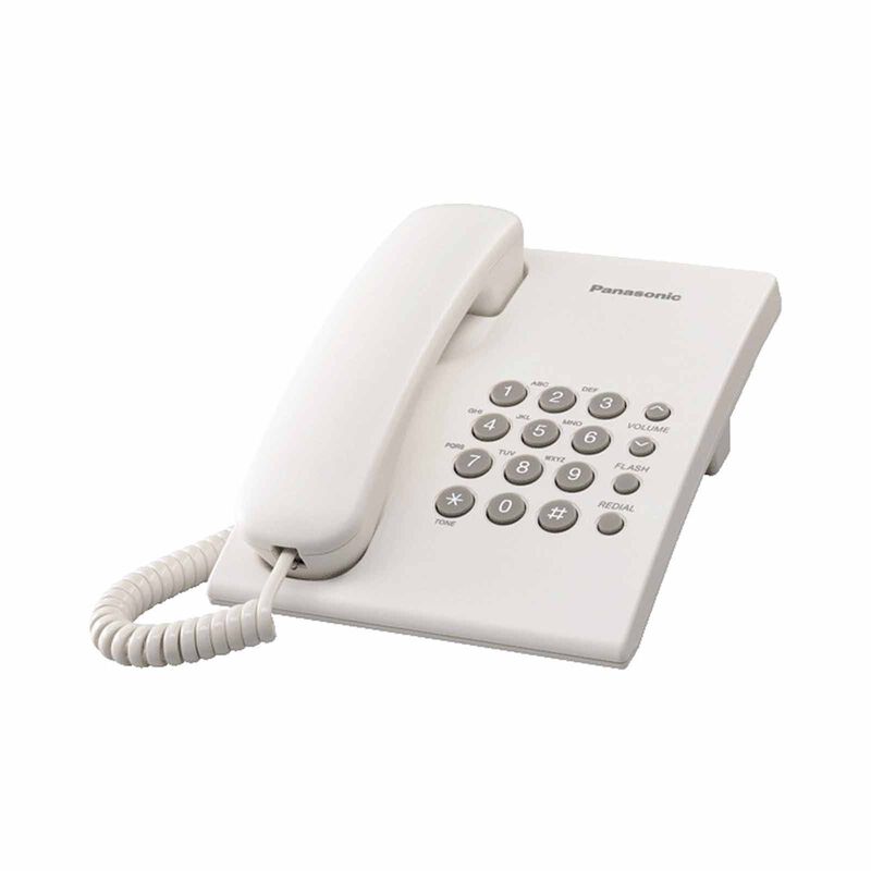 PANASONIC Corded Desk Phone Integrated Phone System(white) KX-TS500MXW-image 2