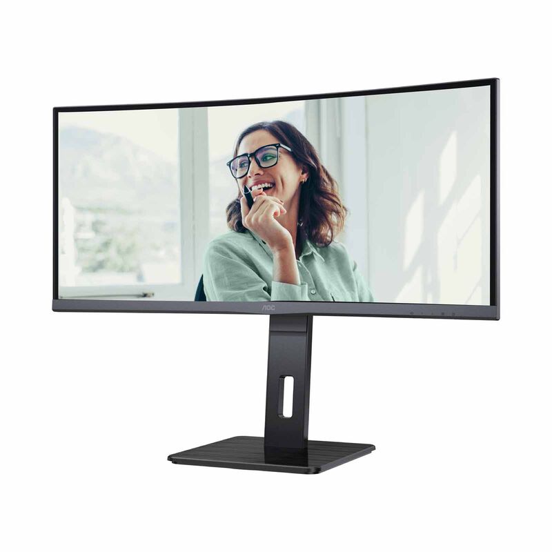 AOC 34in Wqhd Va Cuvred Usb-c Docking Monitor CU34P3CV-image 2