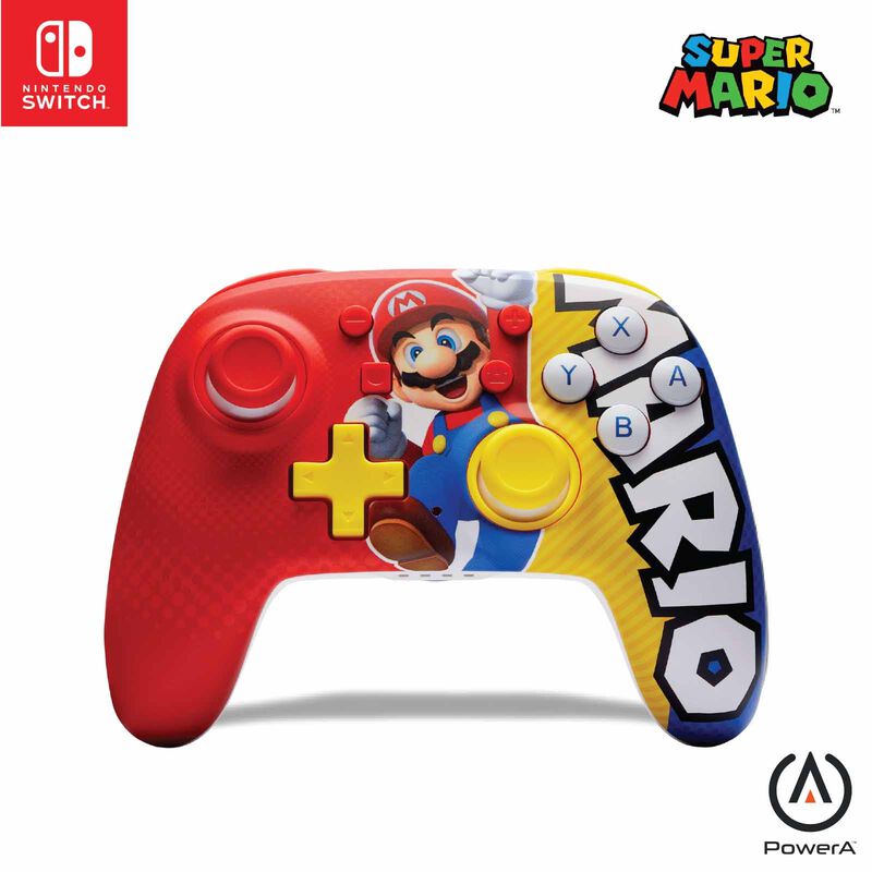 POWERA Nano Enhanced Wireless Controller For Nintendo Switch - Mario Victory NSGP0295-01-image 1
