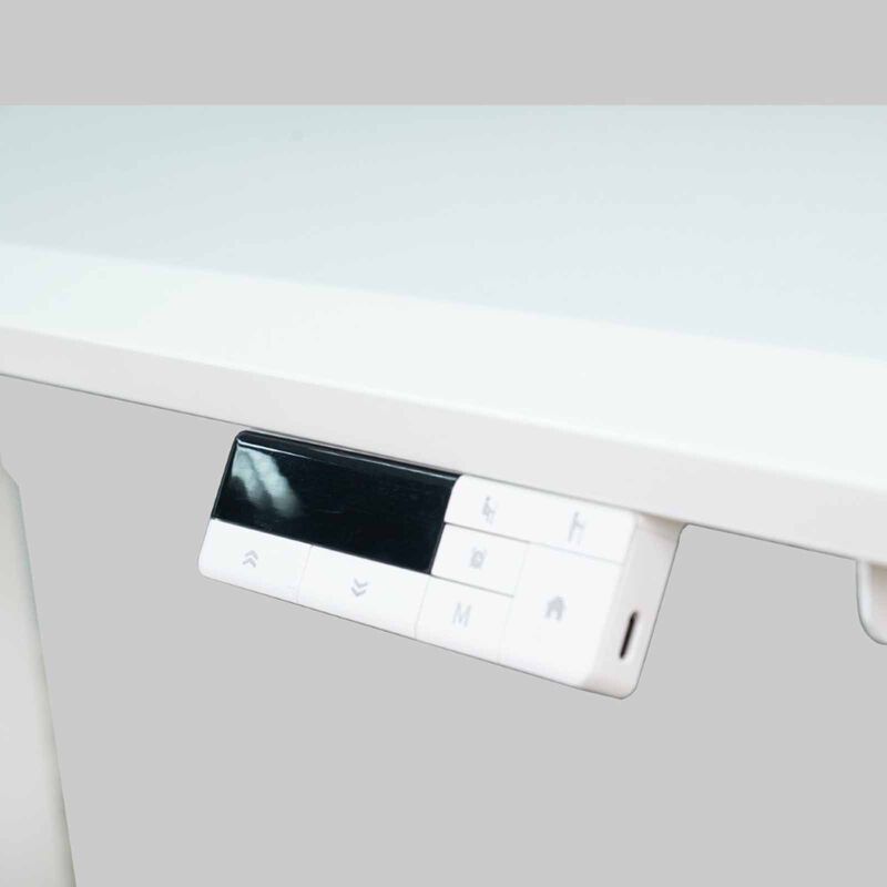 TABLEHOLIC Electric Height Adjustable Table (white) - 100x60cm E-DESK-image 3
