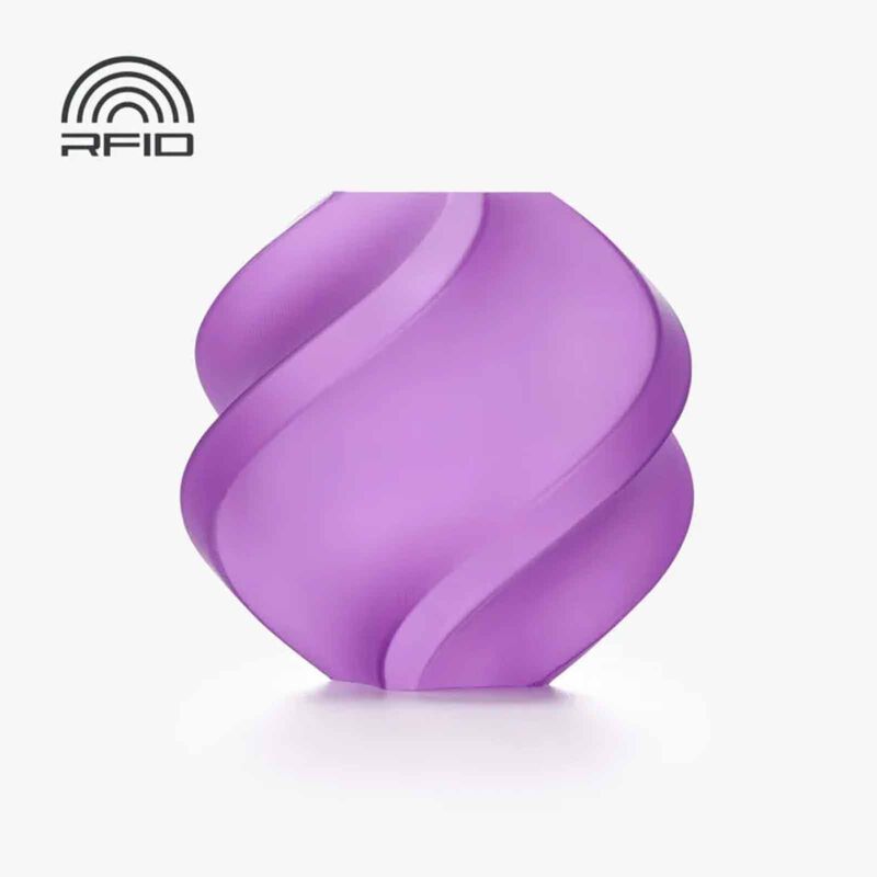 BAMBU LAB Filament Pla Translucent - Purple - With Reusable Spool BAM-A17-P0-1.75-1000-SPL-image null