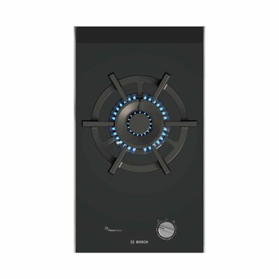BOSCH 1 Burner Domino Ceramic Glass Lpg Gas Hob - Black (30cm) (exclude Installation) PRA3A6I10L