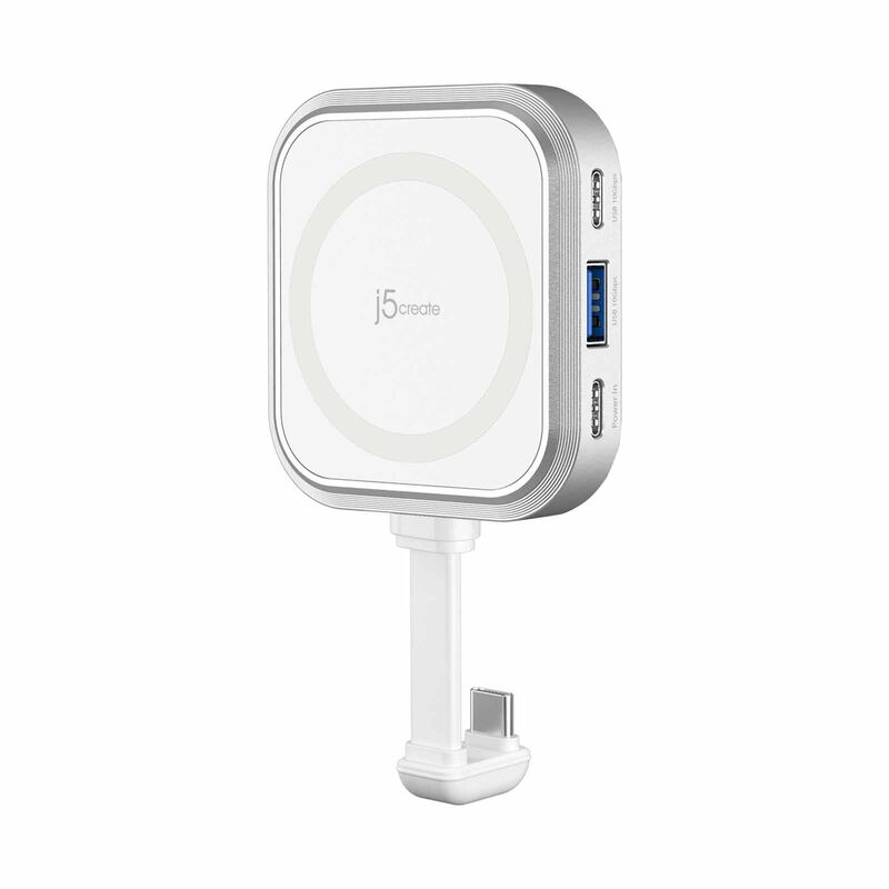 J5CREATE Usb-c Multi-function Hub For Iphone-white JCH168W-image 1