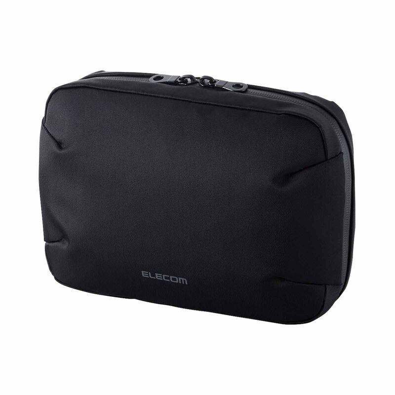 ELECOM Anti Bacterial Gadget Pouch Black BMA-GPAB01BK-image 1
