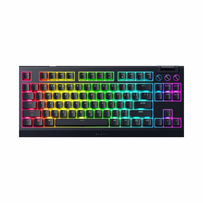 RAZER Blackwidow V4 Tenkeyless Hyperspeed - Hot-swappable Wireless Mechanical Gaming Keyboard (orange Tact RZ03-05480100-R3M1-image 1