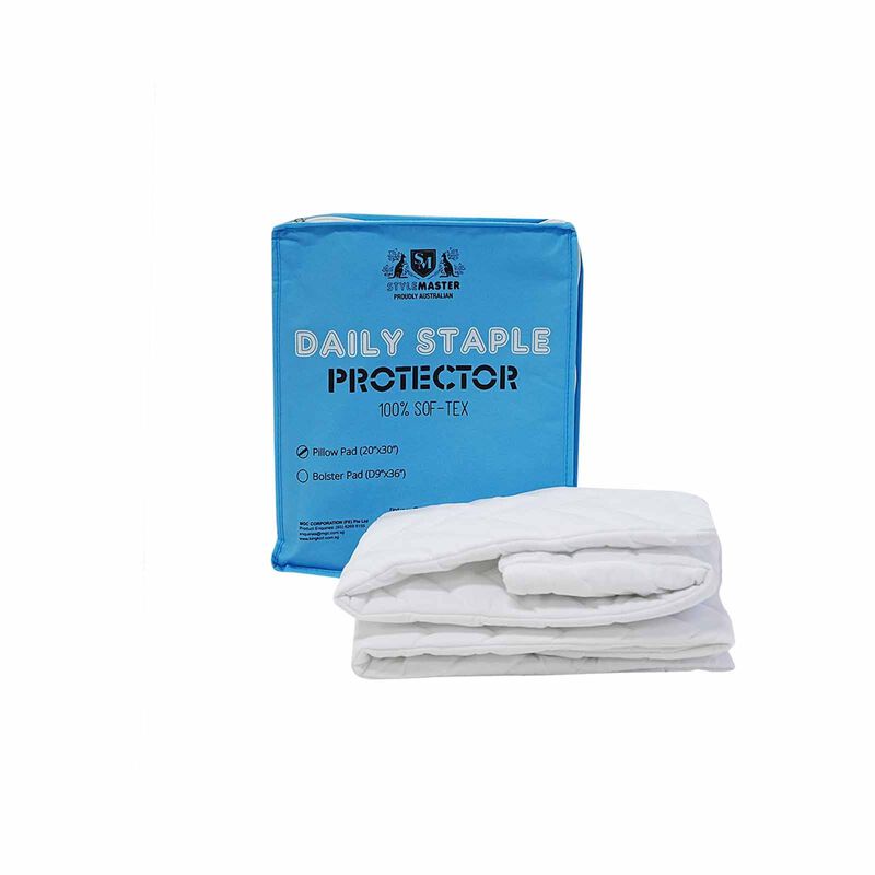 STYLEMASTE Sm Daily Staple Pillow Pad (dbl Quilted) DAILY STAPLE-image 1