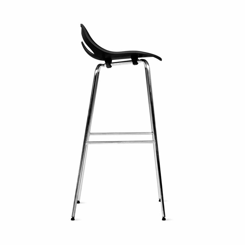 PHOENIX Cocktail High Bar Stool Moon Black47 X 46 X 96 H Cm COCKTAIL-image 5