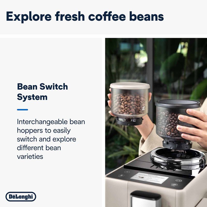 DELONGHI Rivelia Automatic Coffee Makers - Sand Beige EXAM440.55.BG-image 3