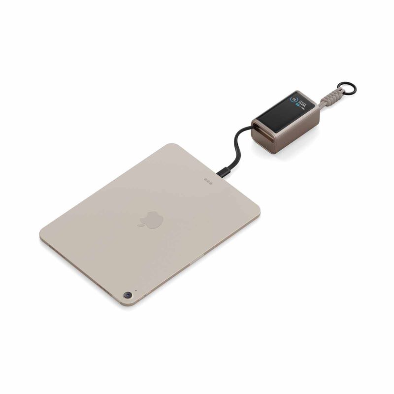 ENERGEA Compac Arc 45, 10000mah Powerbank With Built In 70cm Usb-c Cable Pd45w - Gold CP45-ARC10K-GLD-image 3