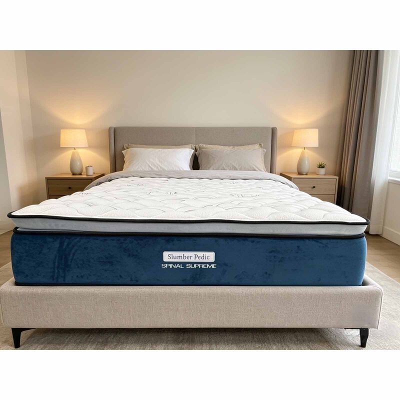 SLUMBER PE King Size Individual Pocketed Spring Mattress SPINAL SUPREME-image null