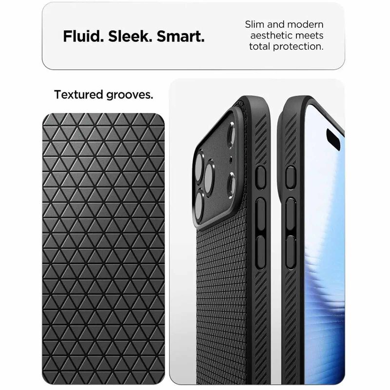 SPIGEN Iphone 17 Pro Max Liquid Air Matte Black ACS10265-image 4