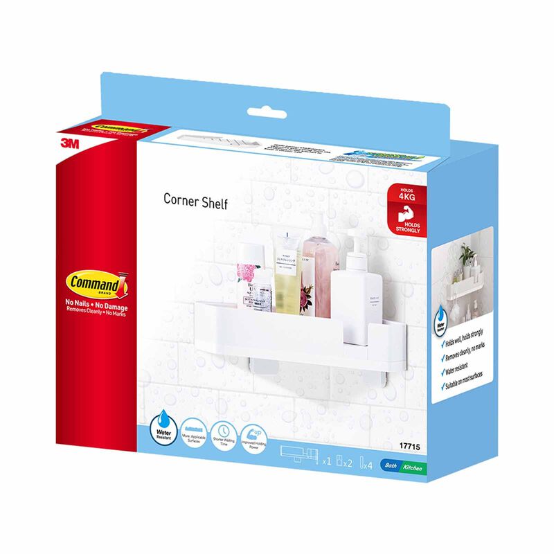 3M COMMAND Command Corner Shelf 17715 17715-image 1