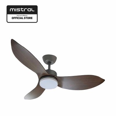 MISTRAL 54 In Ceiling Fan - Wood/grey SPACE54-WD/GY