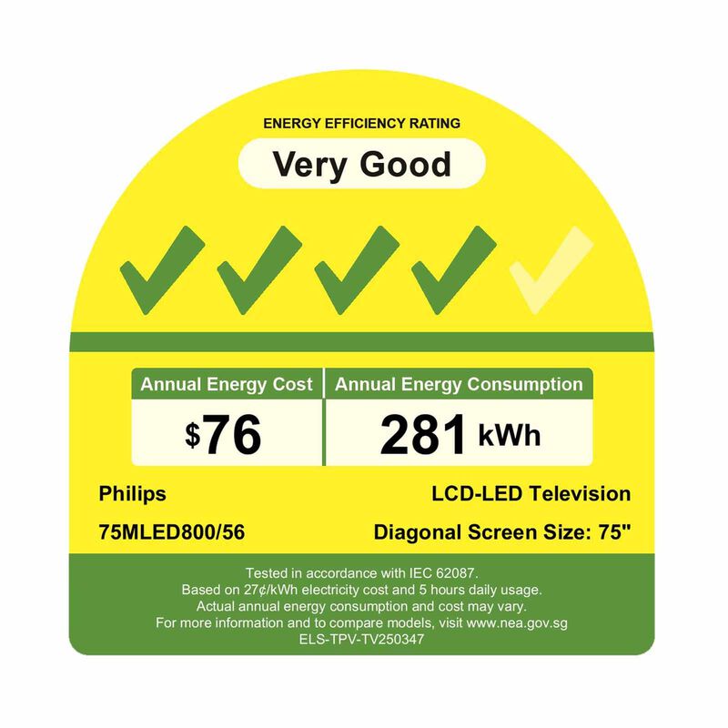 PHILIPS 75 In 4k Uhd Mled Google Tv 75MLED800/56-image 3