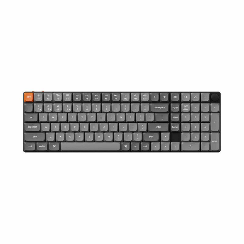 KEYCHRON K17 Max Qmk Wireless Custom Mechanical Keyboard, 96% 100 Key, Knob, Red Switch, Rgb Backlight, Hot-s KYCN-K17M-H1-image 4
