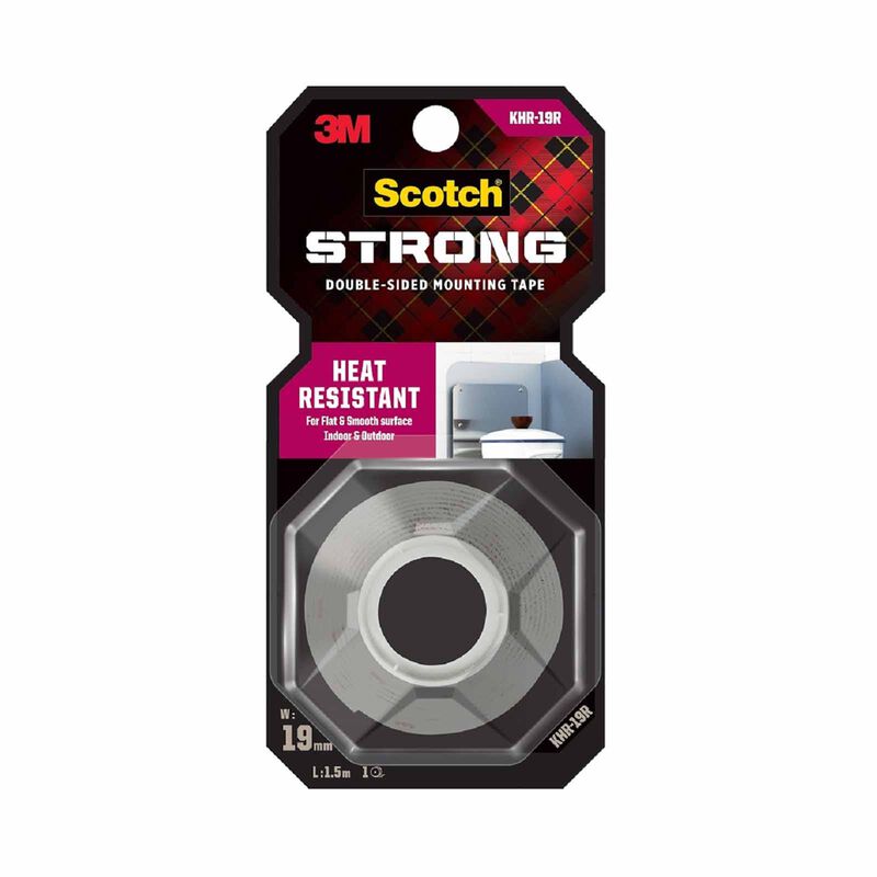 3M SCOTCH For Resist Heat Super Strong Gray 19 X 1.5mm KHR19-image null