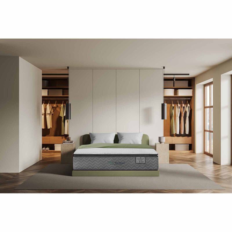 KINGKOIL Super Single Size Mattress W/ss193 Storage Divan And Headboard GREEN NATURE MASHLAND-image 3