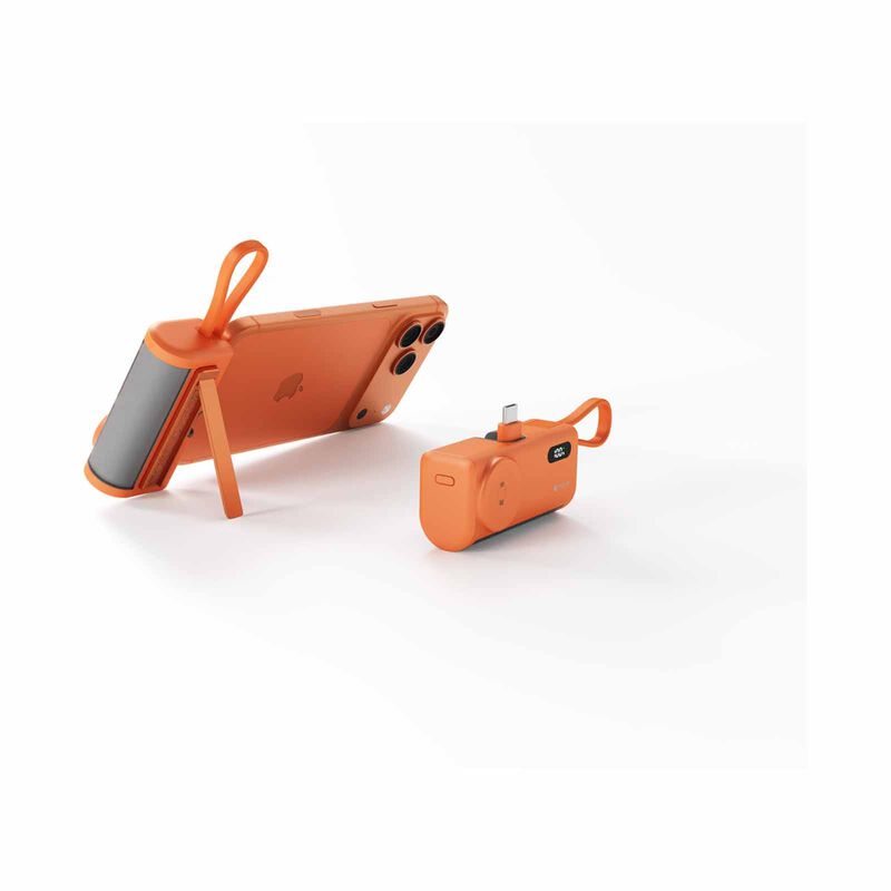 MAZER Powermate 5000mah/pd20w With Apple Watch Charging Powerbank - Cosmic Orange M-PC5.0W-CO-image 4