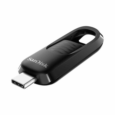 SANDISK Ultra Slider Usb Type-c Drive, Type C, Cz480, 256gb, Black, Retractable Design SDCZ480-256G-G46