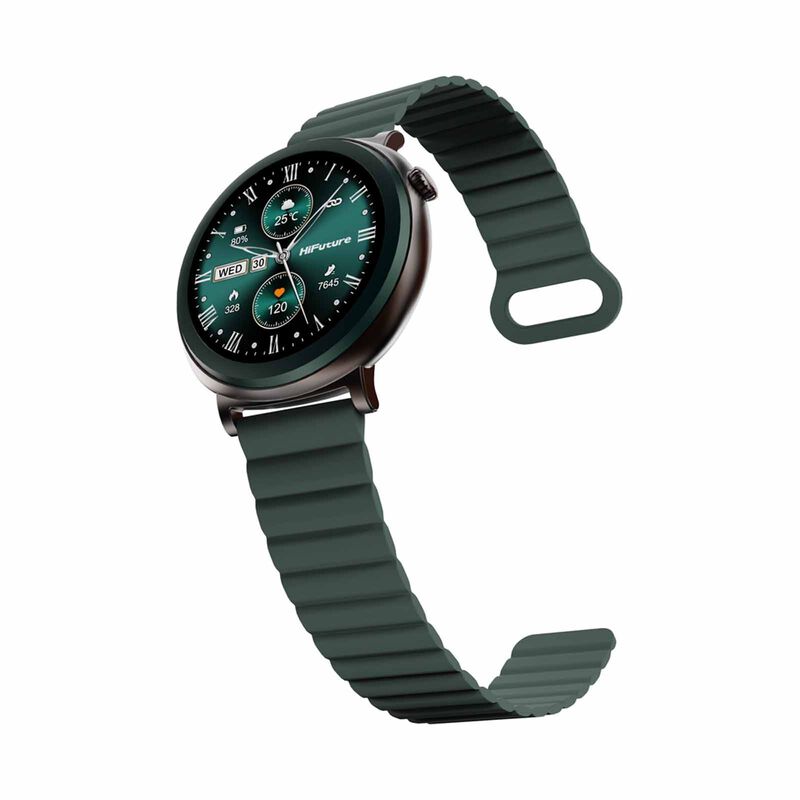 HIFUTURE Aurora - Dark Green Bluetooth Smartwatch With Heart Rate Function HSSW11DG-image 3