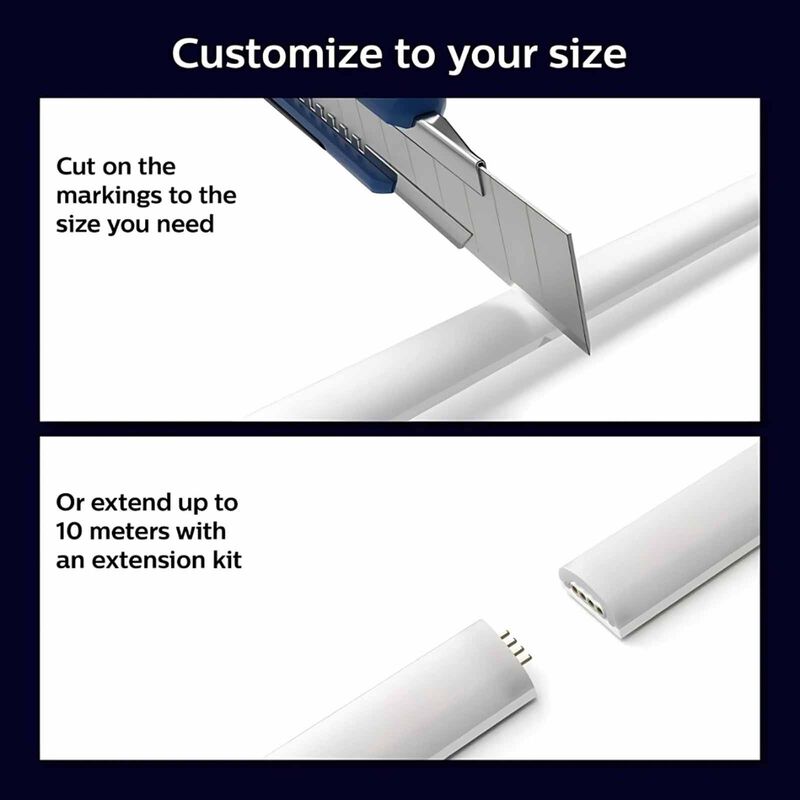 PHILIPS HU Gradient Lightstrip 1m Extension 1800 Lm Width 1.45 Cm 929002995004-image 9