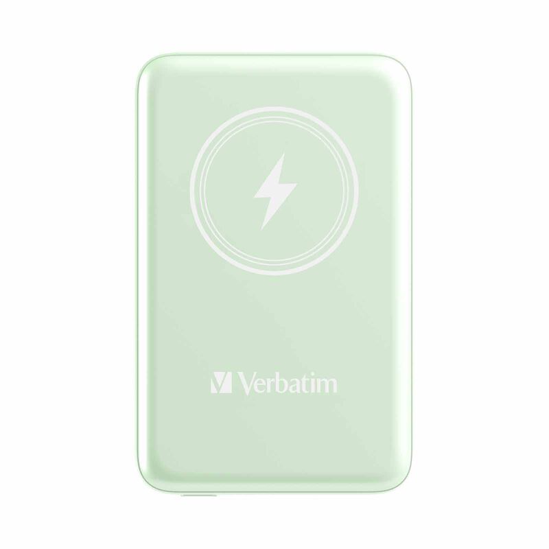VERBATIM Power Pack Mcp-10bk 10000 Mah Pd 20w Mwc 15w - Green VM32246-image 1