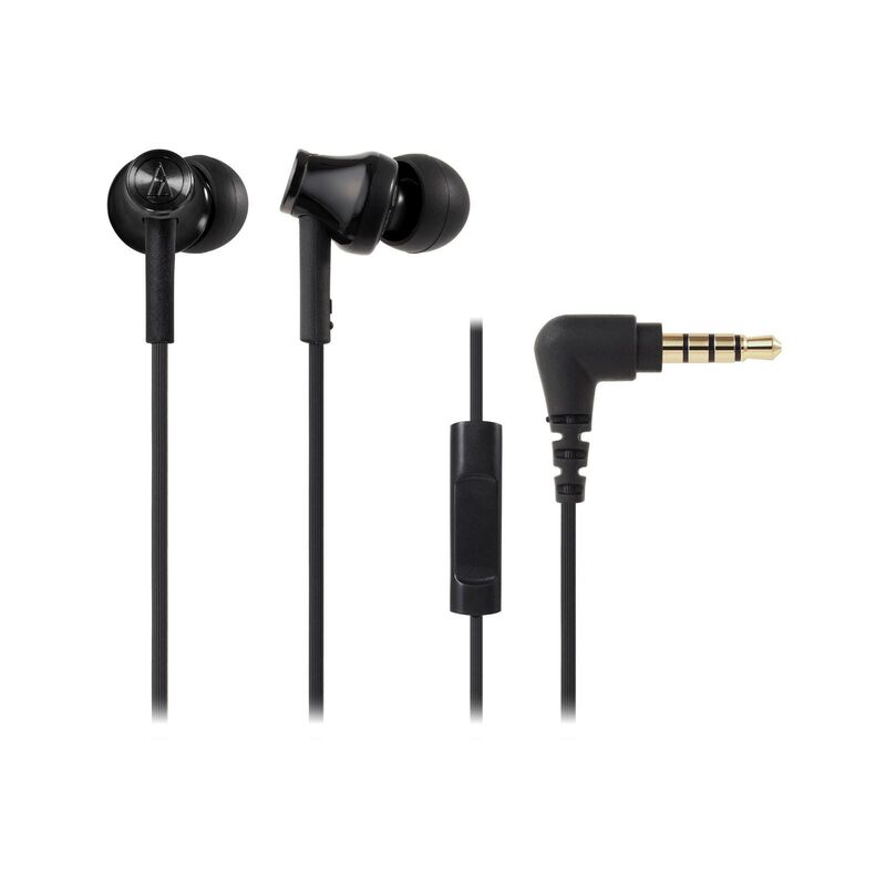 AUDIO TECH In-earphones With Mic For Iphone & Smartphone ATH-CK350IS BK-image null