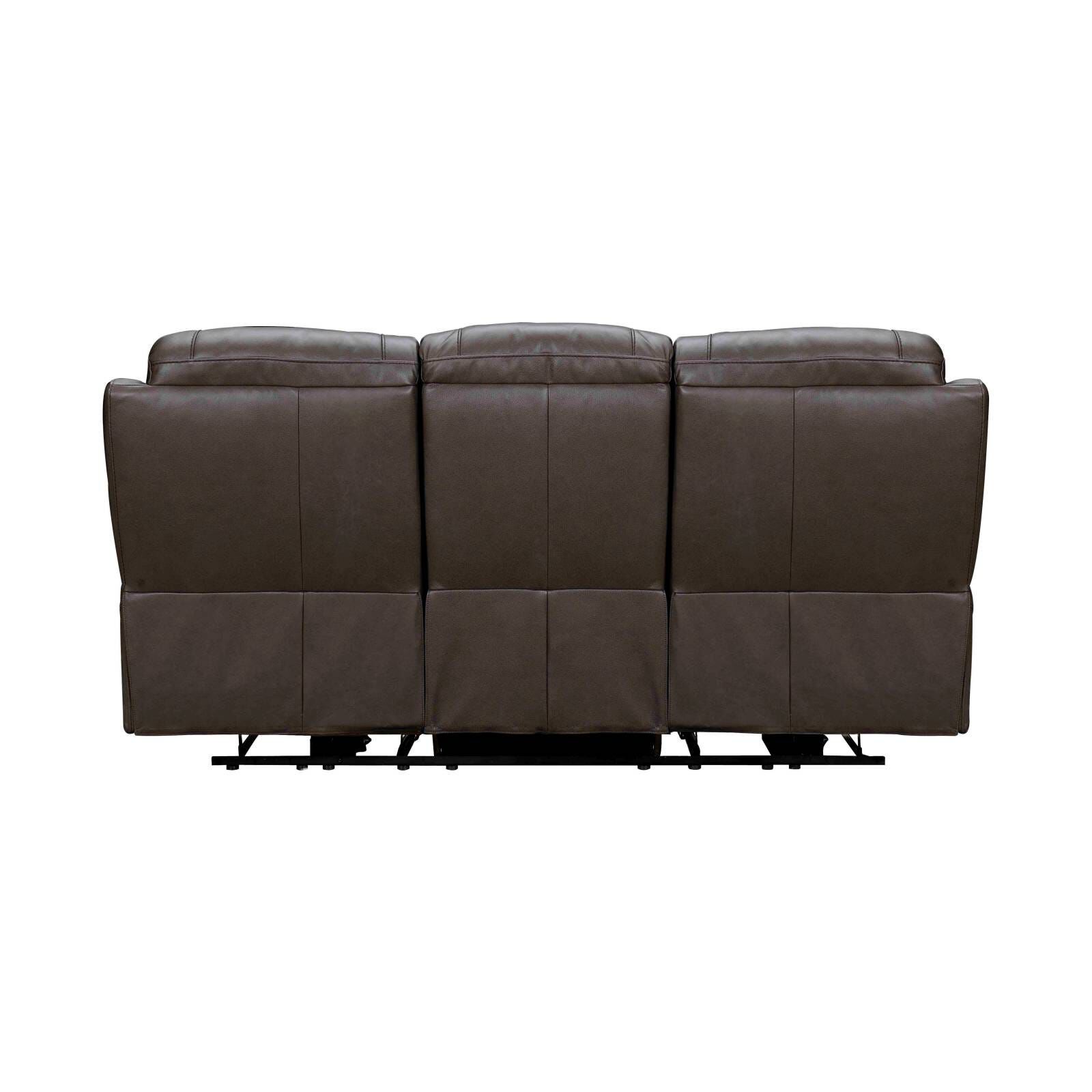 Shop 3rr-m Seater (fl) Dk Mocha Full Leather Recliner Sofa DRESDEN