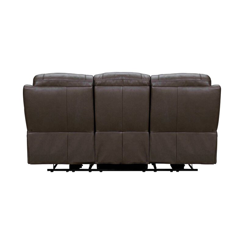 3rr-m Seater (fl) Dk Mocha Full Leather Recliner Sofa DRESDEN-image 5