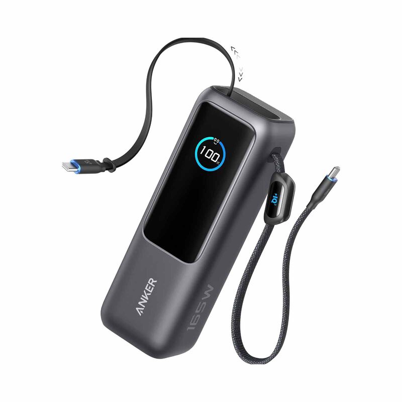 ANKER Powerbank 25k Pd W 2 C Cable 165w Black A1695H11-image 1