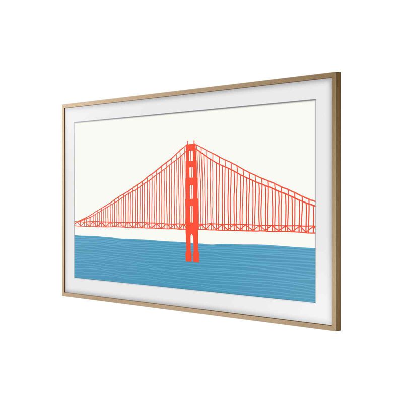 SAMSUNG 75in Teak Frame Bezel For Qa75ls03aakxxs VG-SCFA75TKBRU (TEAK)-image 2