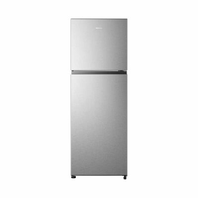 HISENSE 2 Door Top Mount Inverter Fridge (327l) - Silver Steel RT469N4SSV