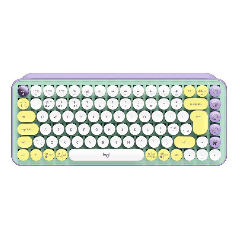 LOGITECH Keyboard Logi Pop Keys Wl Bt Mech Kb Daydream Mint 920-010578-image 1