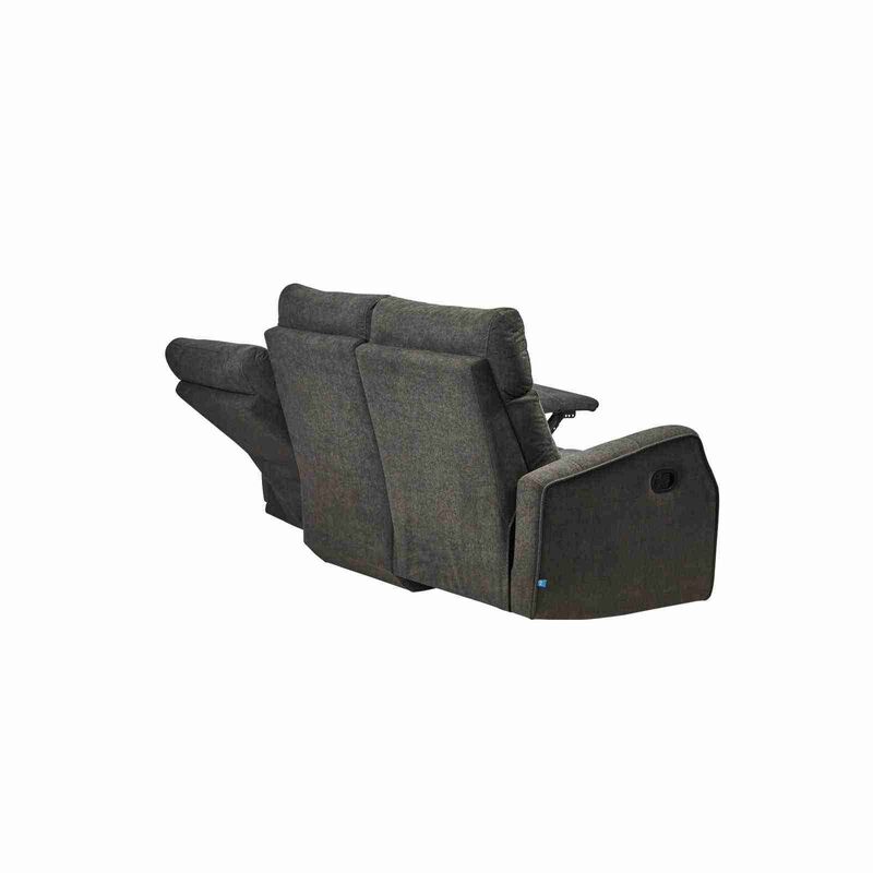 MIZU DESIG 3rr Seater Recliner (fab) Mto Fabric Sofa ELLA-image 35