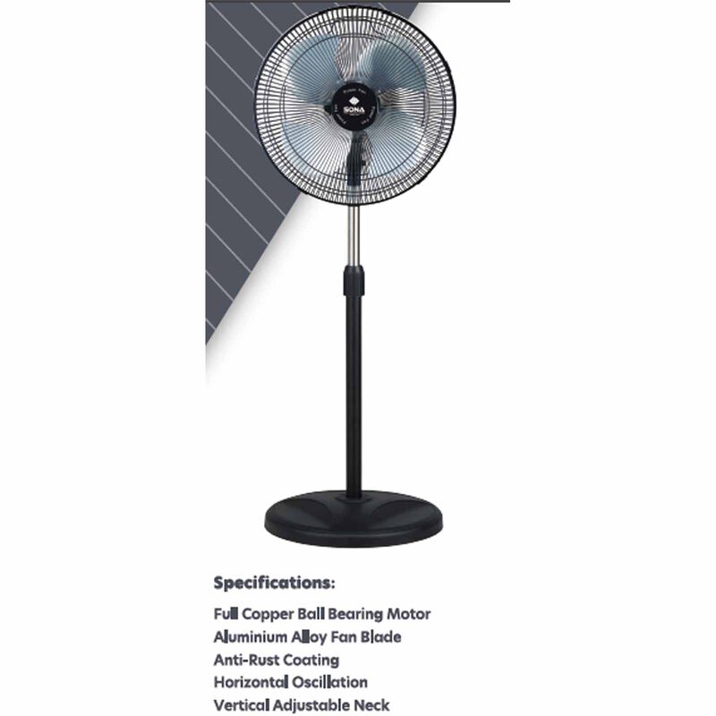 SONA 12 In Power Stand Fan SSO6062N-image 3