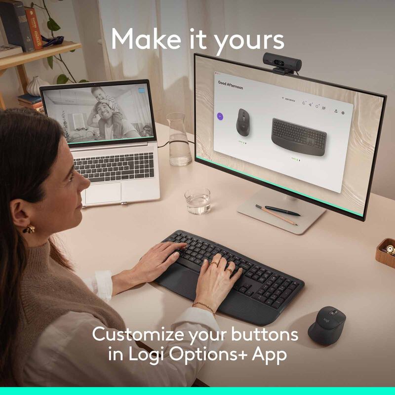 LOGITECH Logi Signature Comfort Plus Mk880 Wireless Combo Graphite 920-014020-image 16