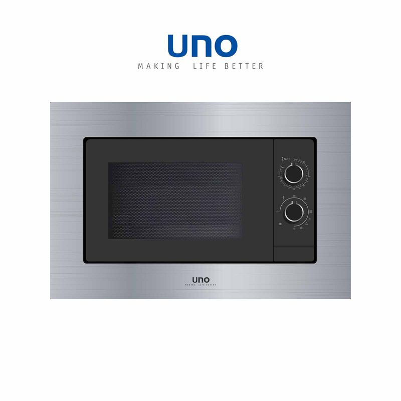 UNO Built-in Microwave Oven With Grill - Stainless Steel (20l) (exclude Installation) UMW-20BI-SS-image 1