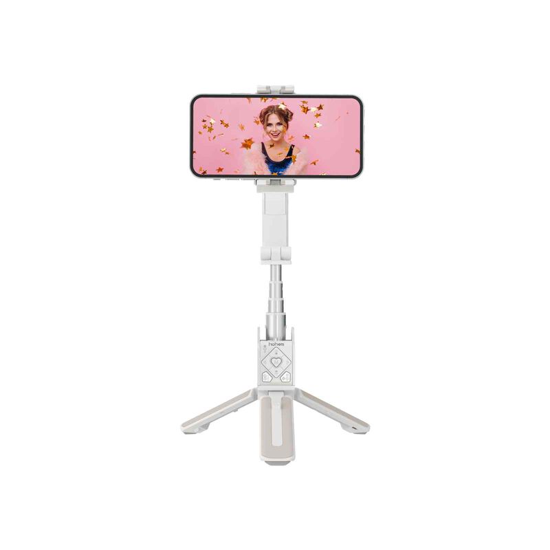 HOHEM Isteady Q Smart Selfie Stick 360&deg; Rotation Tracking White HT-ISTEADY Q-WHITE-image 3