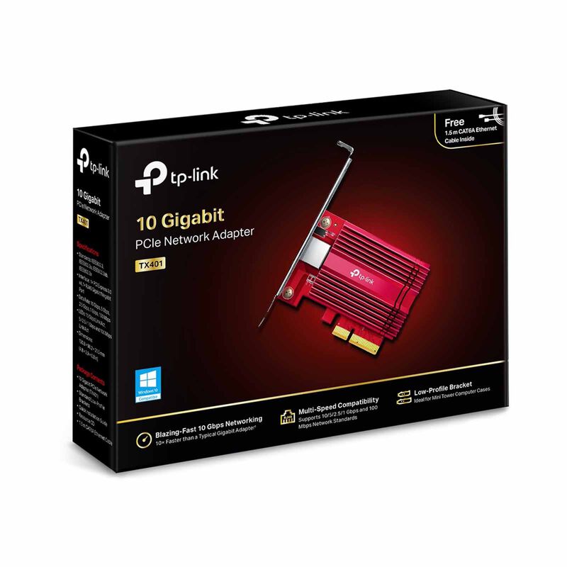 TP LINK 10 Gigabit Pci Express Network Adapter TX401-image 2