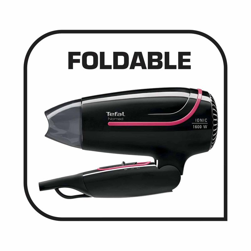 TEFAL Hair Dryer Nomad 2 Iconic (1600w) HV3313-image 2