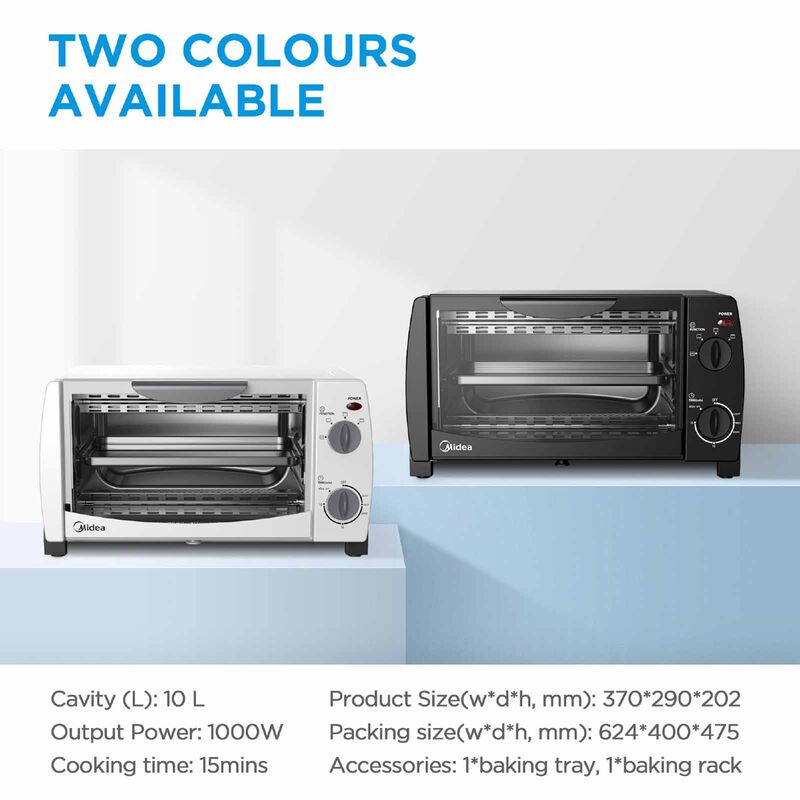 MIDEA Toaster Oven (10l) - Black MEO-10BDW-BK-image 2