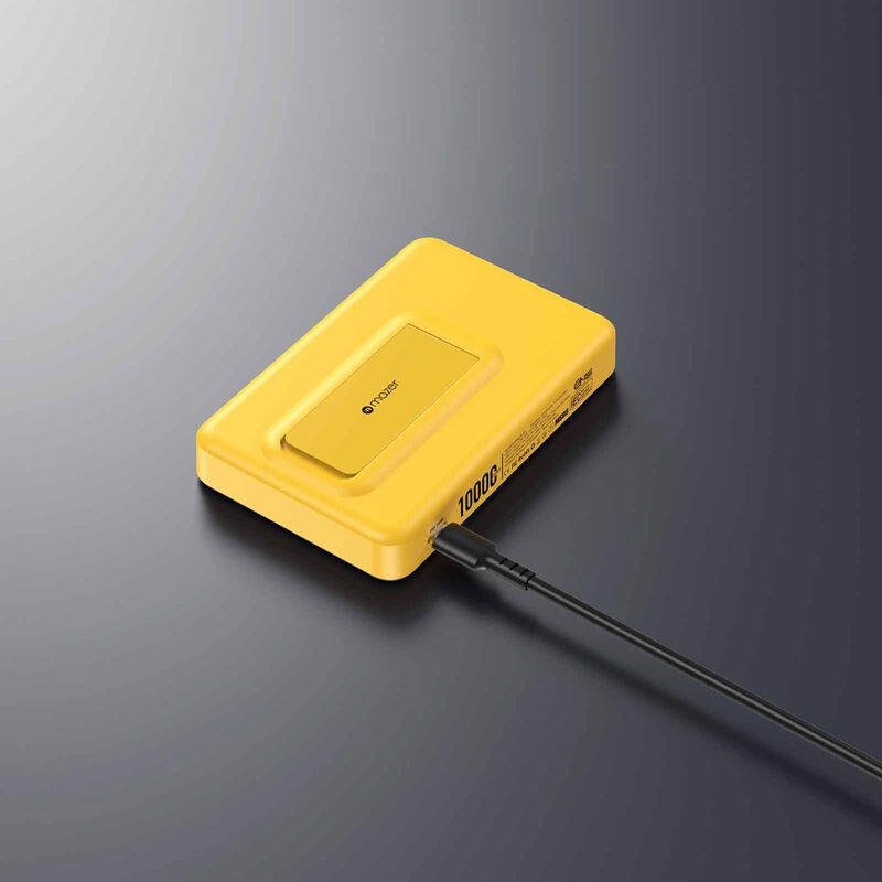 MAZER Magnetic 15w 10,000mah/pd30w With Istand Power Bank-sol M-MAGAIR20-SOL-image 4