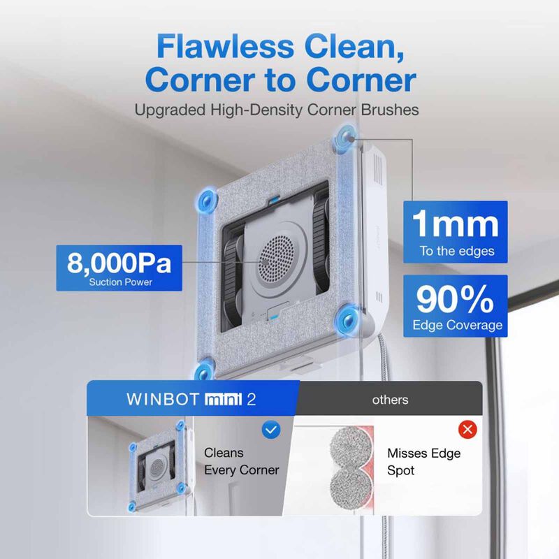 ECOVACS Winbot Mini 2 Window Robot Cleaner WG853-15-image 2
