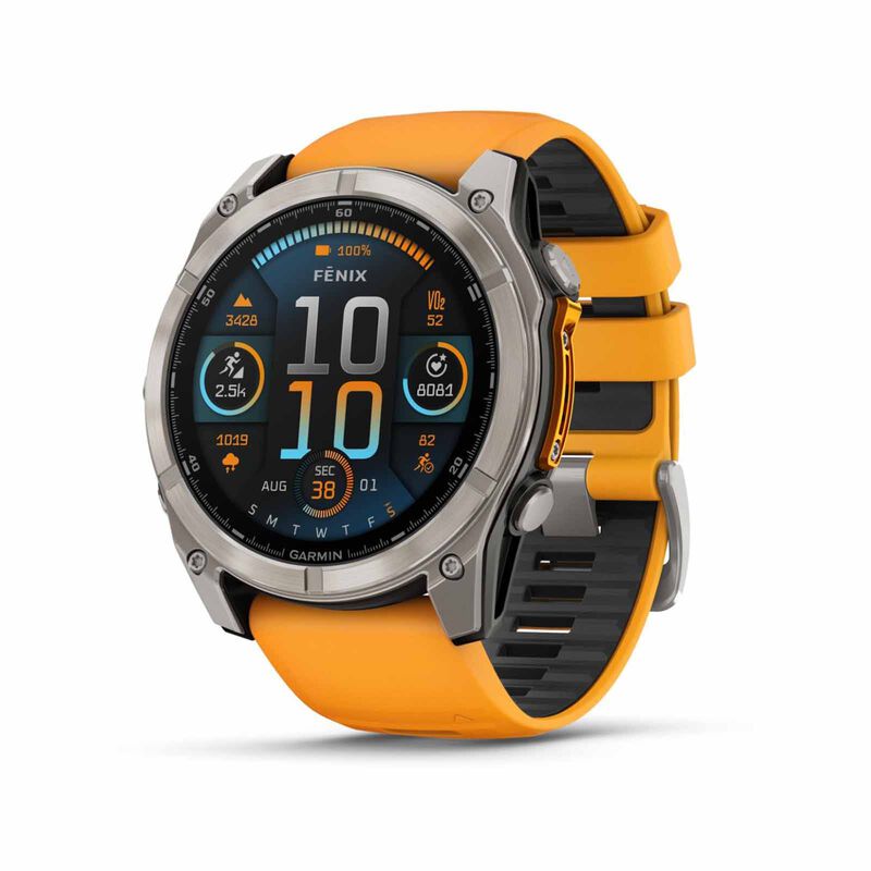 GARMIN Fenix 8 51mm Sapphire Amoled Edition , Graphite/orange GM-010-02905-53-image 2